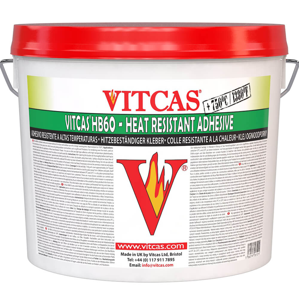 Vitcas HB60 adhesive for compatible heat resistant connections