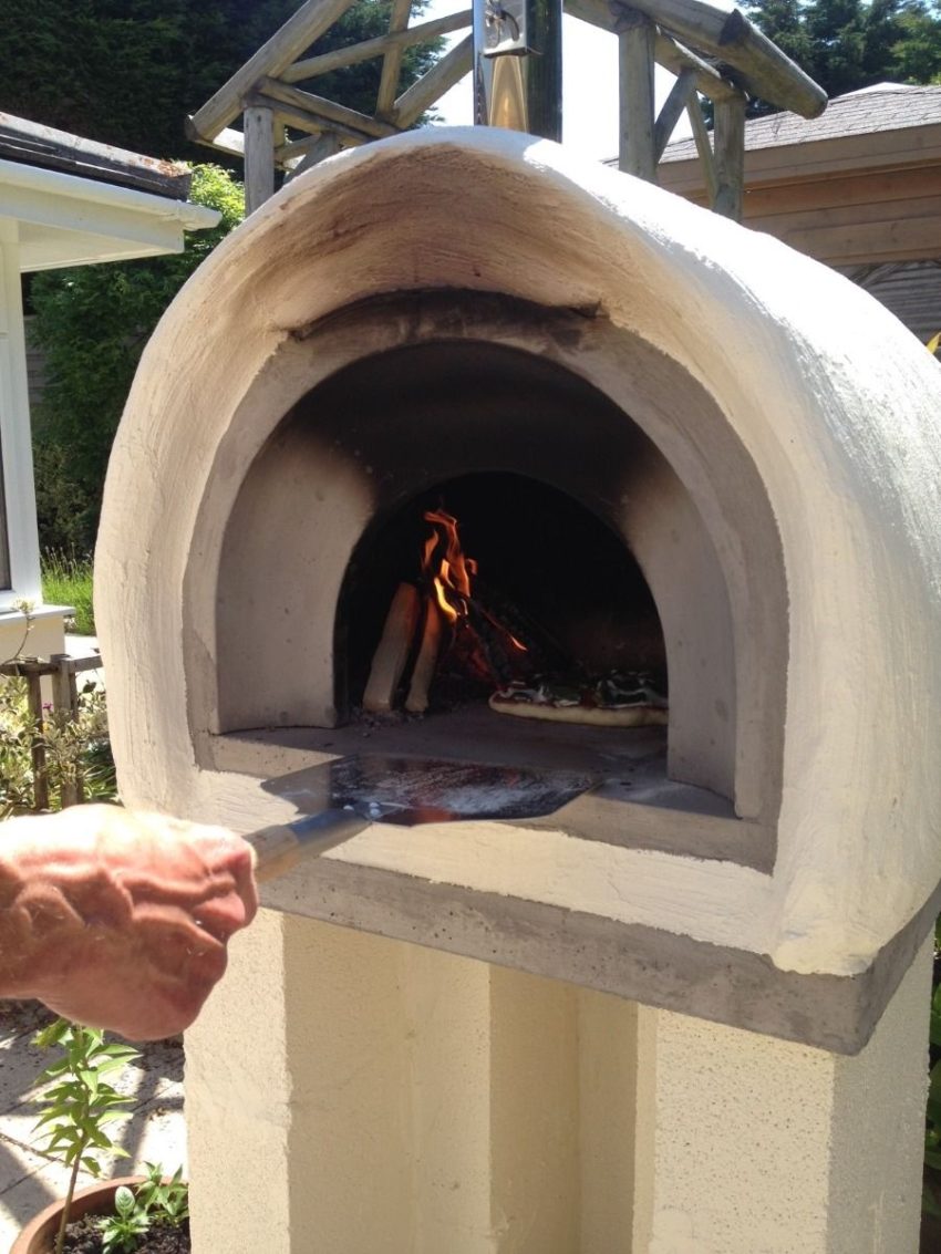 garden wood-fired pizza oven